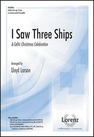 I Saw Three Ships SATB choral sheet music cover Thumbnail